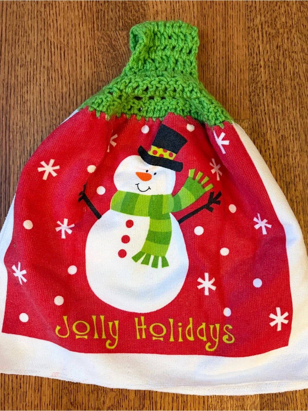 7 Crochet Top Hanging Kitchen Towels Vintage-Style Holidays Easter Halloween